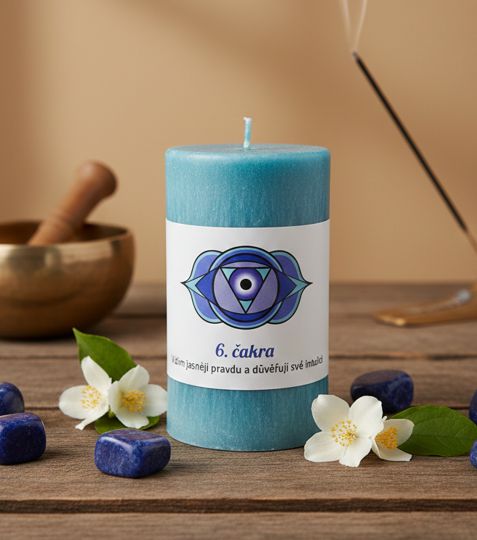 6_cakra_svicka_2 Čakrová svíčka - 6. čakra - Obrázek 1