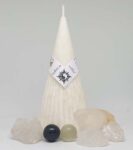 Svíčka kužel bílý