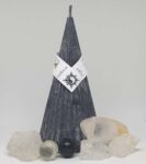 Svíčka kužel černý