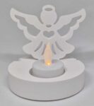 Svícen s andělem kulatý