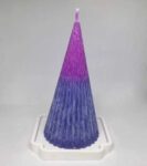 Svíčka Frezie violet kužel