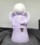 Anděl strážný s lucernou fialový