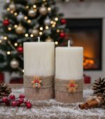 Vánoční svíčka perníček 11x6 - Obrázek 2