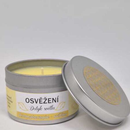Svíčka aromaterapie - OSVĚŽENÍ