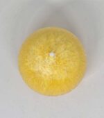 Svíčka koule 7 cm žlutá s oranžovou - Image 4