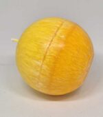 Svíčka koule 8 cm žlutá s oranžovou - Image 3