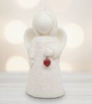 Anděl strážný se srdíčkem bílý