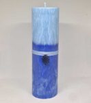 Modrá svíce s hvězdičkami