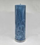 Elegantní svíčka s kamínkovým proužkem