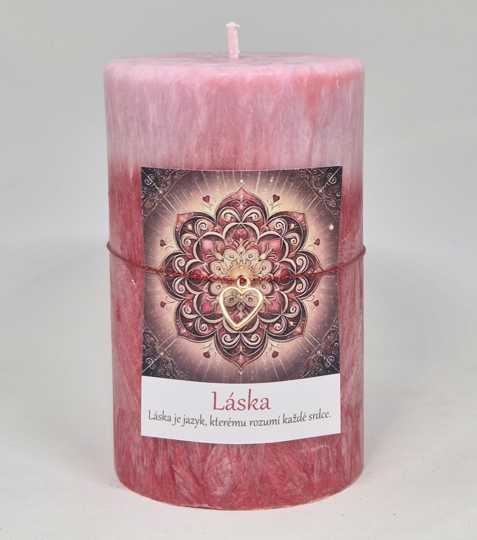svicka_laska_12x7 Svíčka Láska 12x7 - Obrázek 1