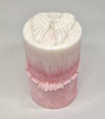 Svíčka Andělské pohlazení s růžovým náramkem - Obrázek 3