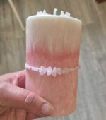 Svíčka Andělské pohlazení s růžovým náramkem - Obrázek 5