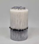 Svíčka Síla a rovnováha s černým náramkem