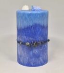 Svíčka Mořská hlubina s modrým náramkem