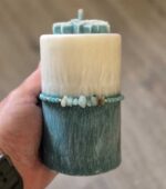 Svíčka Oceánská harmonie s tyrkysovým náramkem - Obrázek 3