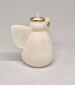 Svíčka anděl Nebeský strážce s dotekem zlata - Obrázek 3