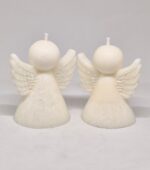 Svíčka malý moderní andílek bílý - Obrázek 5
