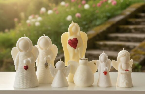 Srovnání velikostí svíček andělů na dotyksvetla.cz